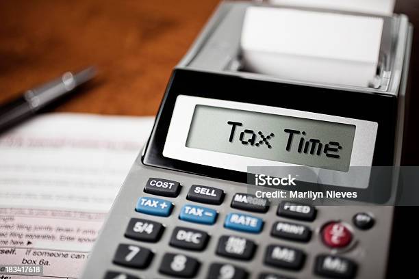 Steuer Zeit Stockfoto und mehr Bilder von Steuersaison - Steuersaison, Steuererklärung, Steuern