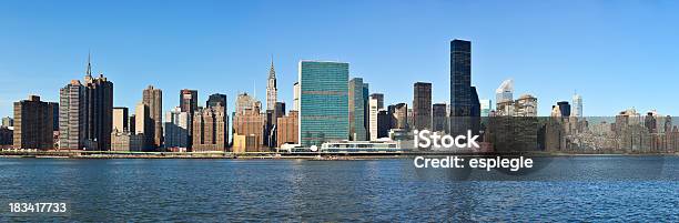Panorama Midtown Manhattan Nyc Stock Photo - Download Image Now - Chrysler Building, Cityscape, East River - New York City