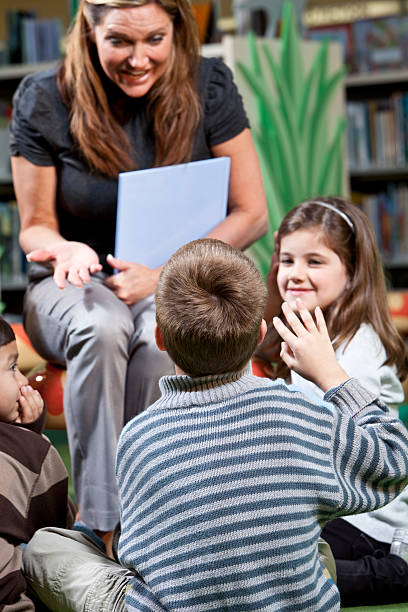 istock Storytime in the library 183417803