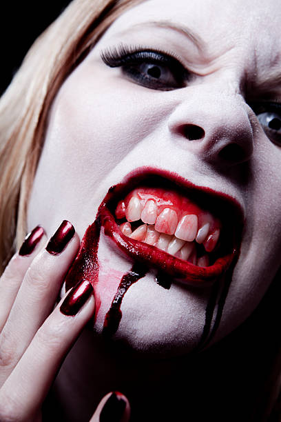 istock Zombie-like woman portrait 183418947