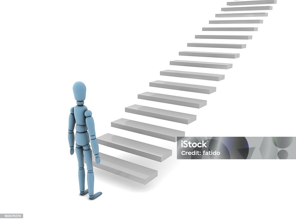 La scala del successo - Foto stock royalty-free di Adulto