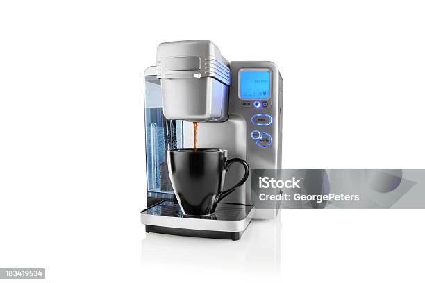 Coffee Maker With Clipping Path Stock Photo - Download Image Now - Coffee Maker, Cut Out, Appliance