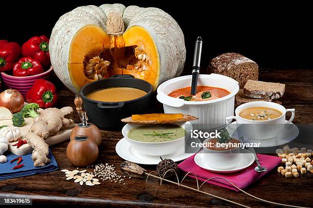 Foto de Variedades De Sopa e mais fotos de stock de Alho - Alho, Alimentação Saudável, Alimento básico