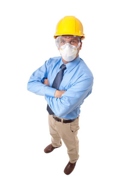 istock Construction Contractor Businessman Isolated on White Background 183420296