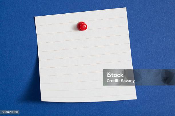 Reminder Stock Photo - Download Image Now - Blue, Note Pad, Reminder