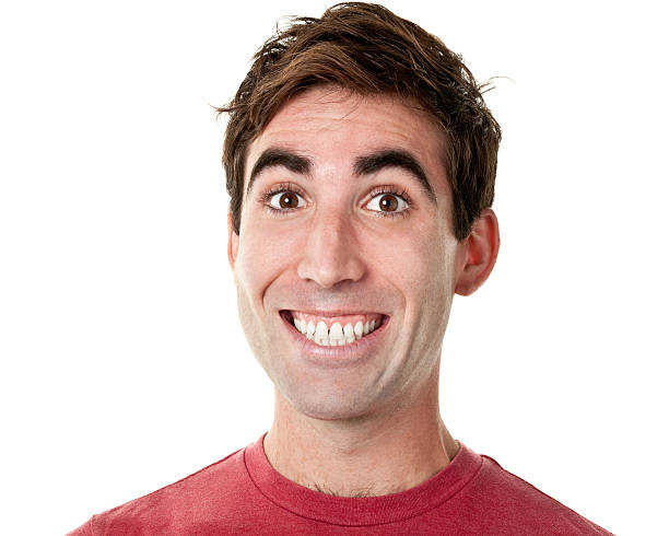 Portrait of a man on a white background.