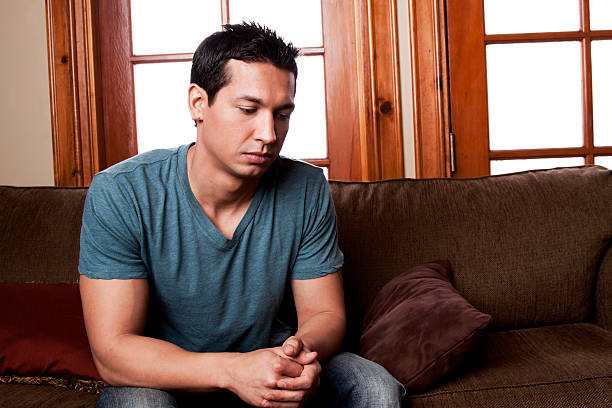 istock Sad Depressed Young Adult Male 183421087