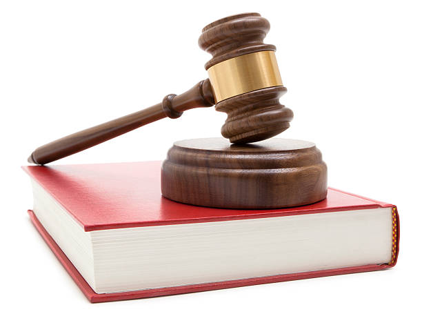 istock Gavel and sound block on book 183421383