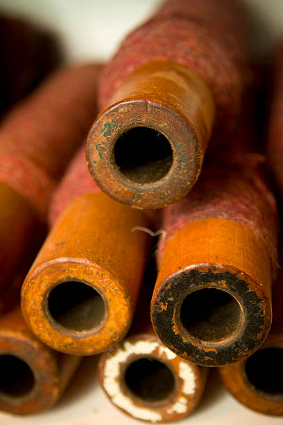 istock Antique Spools of Yarn 183421494