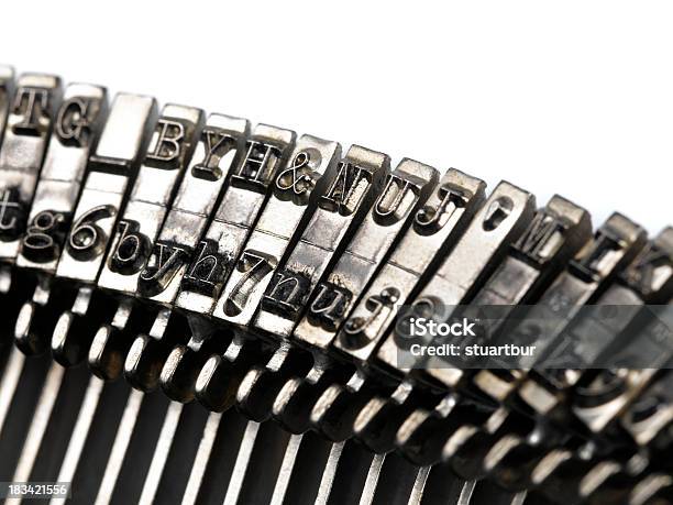 Lets Tipo Foto de stock y más banco de imágenes de Barra de máquina de escribir - Barra de máquina de escribir, Acero, Anticuado
