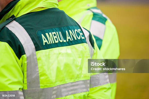 Ambulance Staff In Attendance Stock Photo - Download Image Now - Ambulance, UK, Paramedic