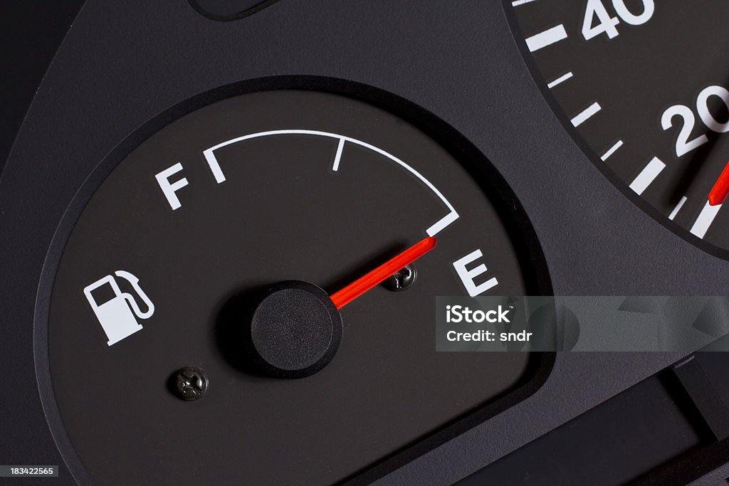 Indicatore del carburante - Foto stock royalty-free di Benzina