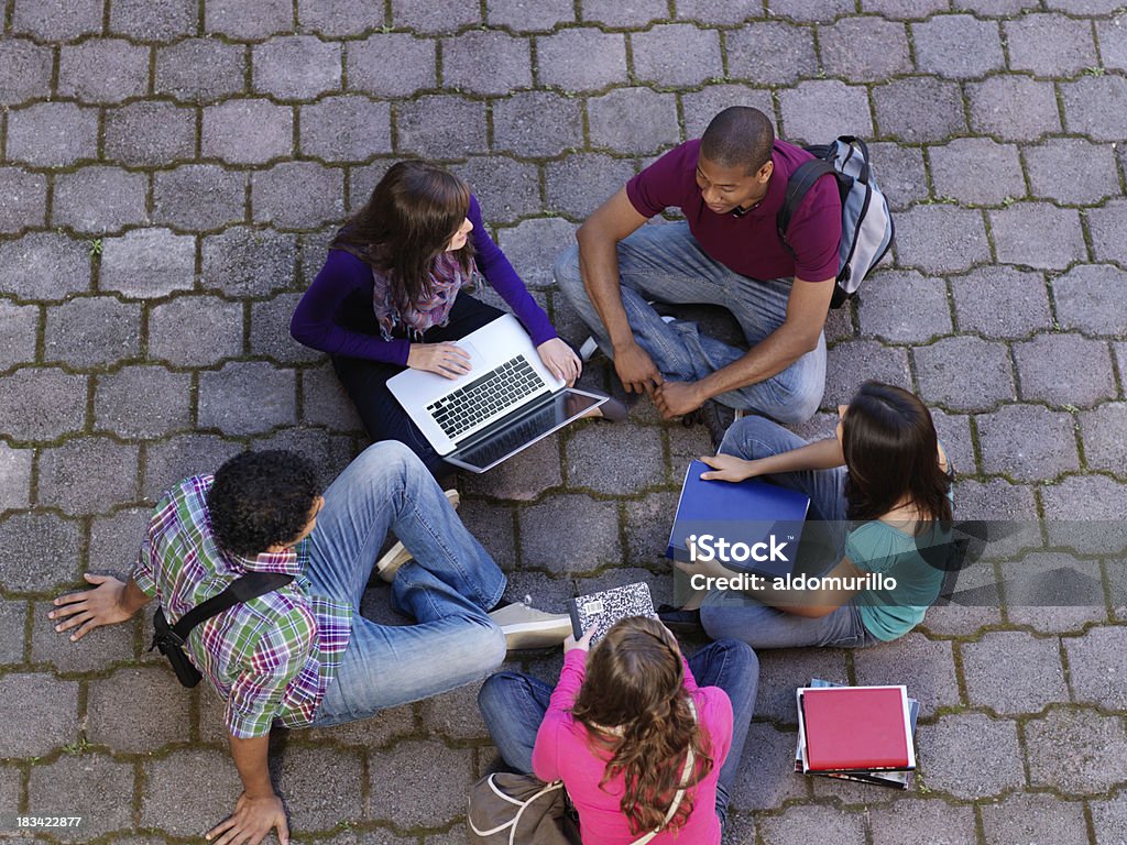 Gruppe von Studenten - Lizenzfrei Afrikanischer Abstammung Stock-Foto