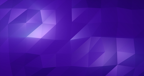 Abstract purple silver low poly triangular mesh background.