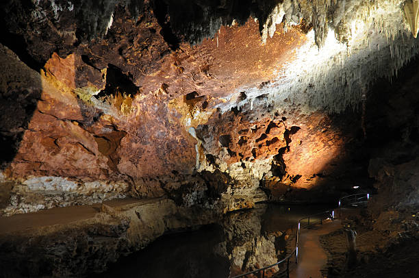 Soplao Cave stock photo
