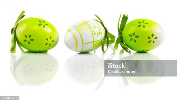 Green Easter Eggs Stock Photo - Download Image Now - Easter Egg, Animal Egg, Bright