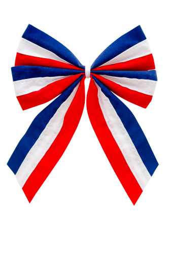 July 4th ribbon bow with path.More object images: