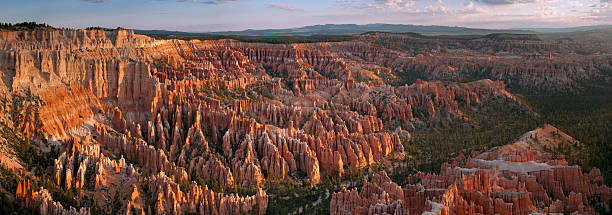 Panorama Bryce Canyon all'alba - foto stock