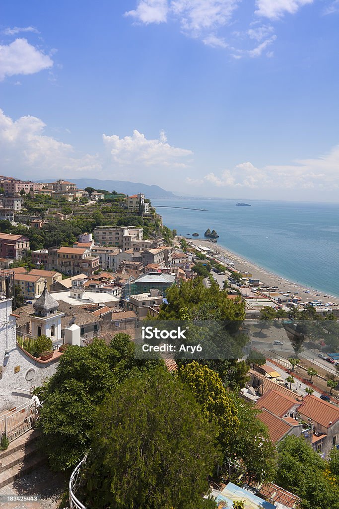 Vietri sul Mare Veduta aerea f (costiera amalfitana, Italia - Foto stock royalty-free di Acqua