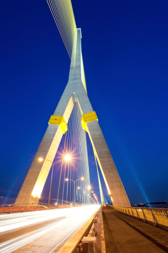 Rama 8 Bridge Bangkok Thailand