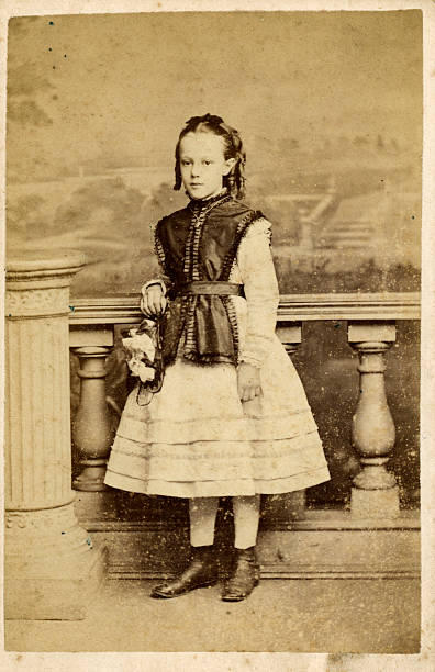istock Victorian Girl Old Photograph 183426315