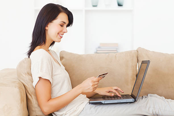 istock Woman Shopping Online 183426525