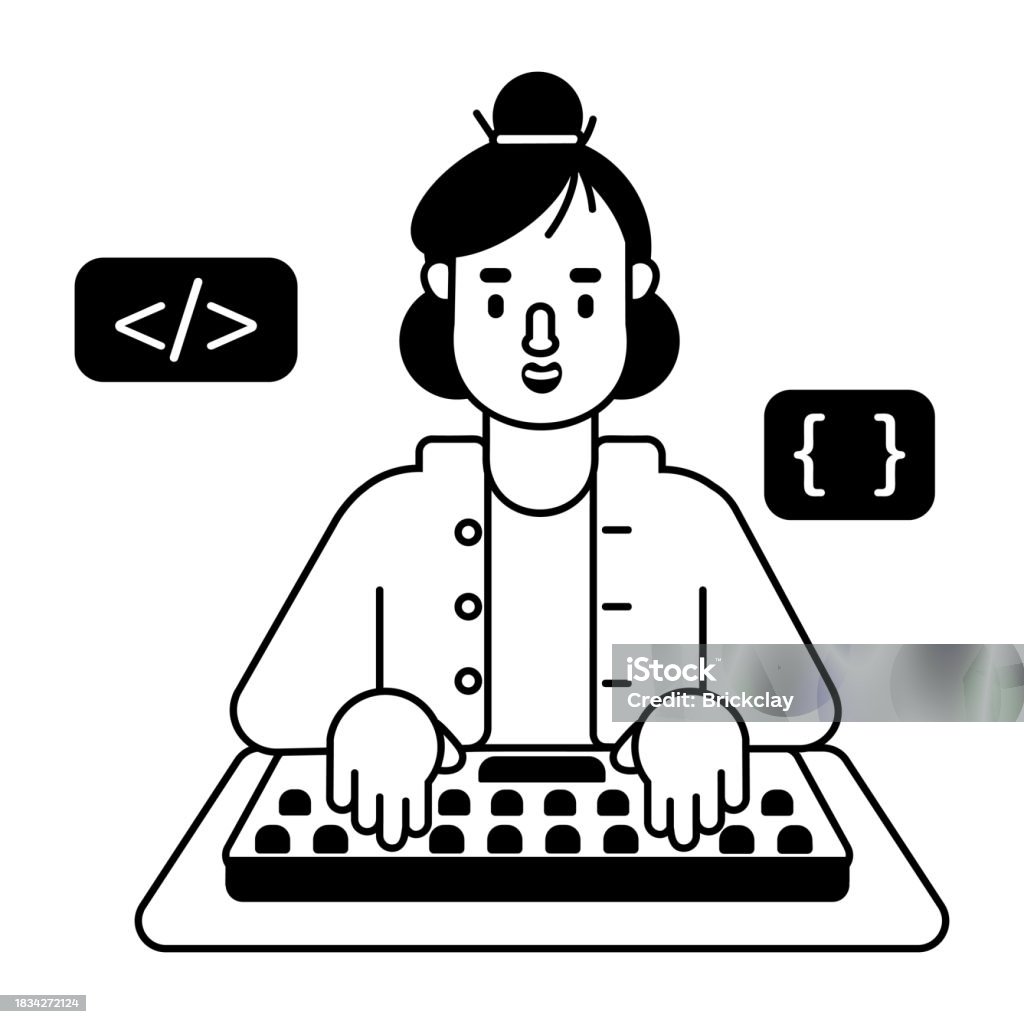 Coding Stage Image Software Engineer Stock Illustration - Download Image Now - Avatar ...