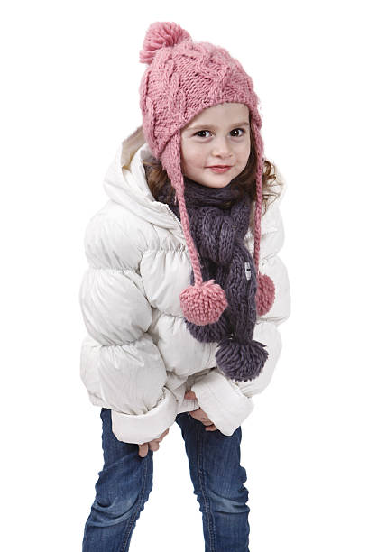 istock cute girl with hat and scarf 183427304