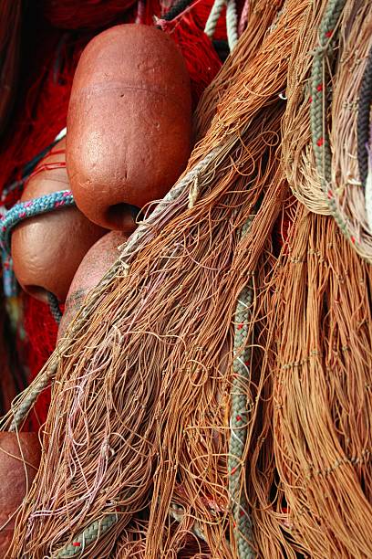 istock Fishing net detail 183427575