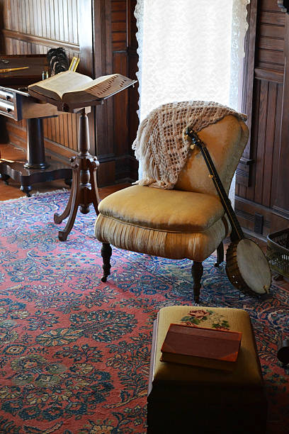 istock 1800s Music Room in Natural Soft Light and Focus 183427784