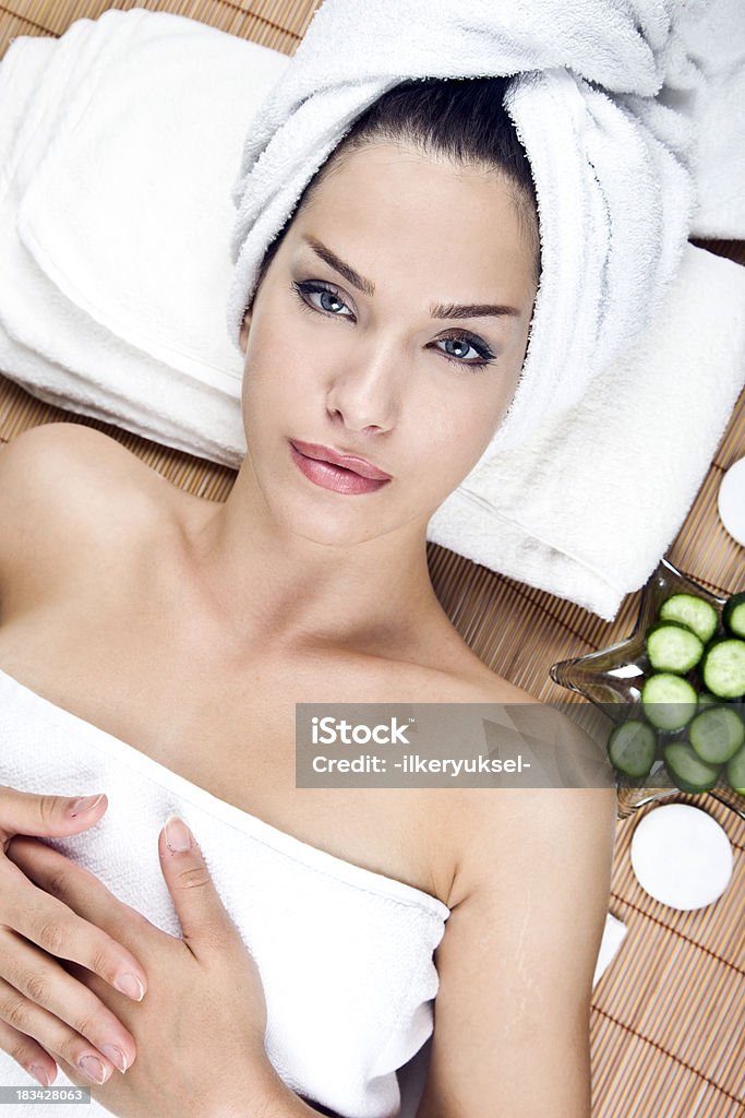 Mulher recebendo tratamento de spa - Foto de stock de Adulto royalty-free