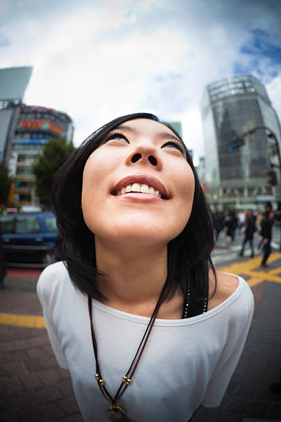 Japanese woman in Tokyo