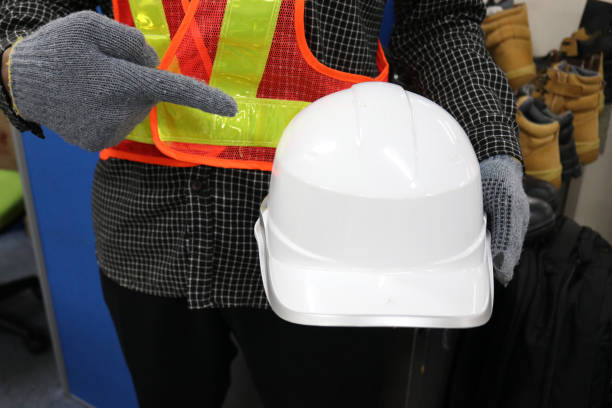 istock Safety equipment that must be used by construction workers 1834284546