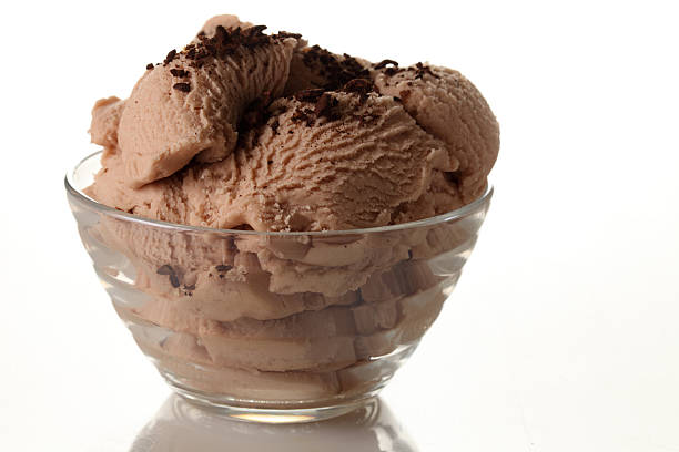 istock Coffee ice cream in a bowl with crushed coffee beans 183428954