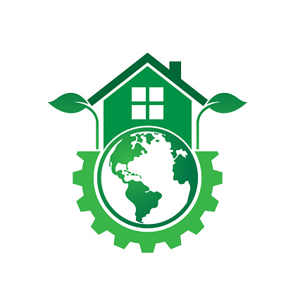 eco house green world concept