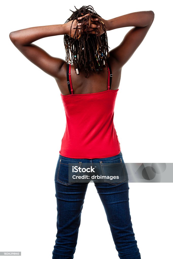 Young Woman Portrait Portrait of a young woman on a white background. http://s3.amazonaws.com/drbimages/m/mwekat.jpg 16-17 Years Stock Photo