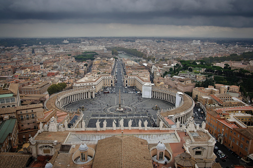 View from the top of Vatican - Saint Peter's Square