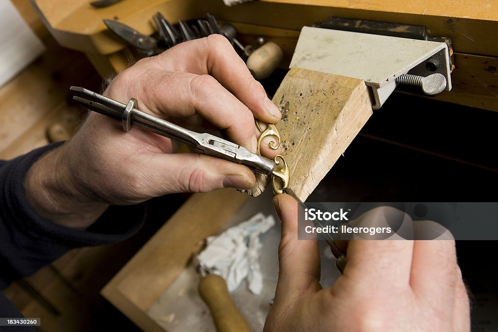 Juwelier Arbeiten - Lizenzfrei Etwas herstellen Stock-Foto