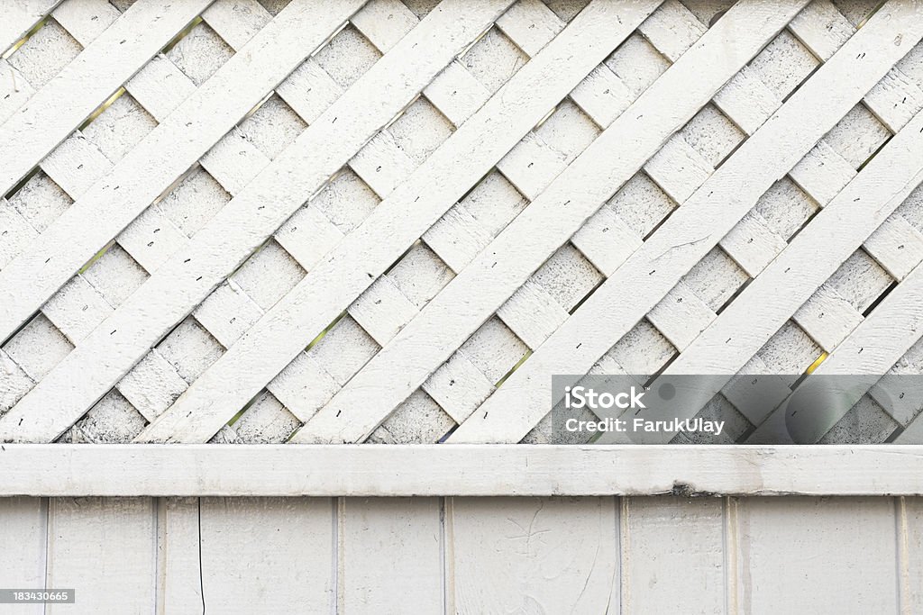 White überkreuzten Zaun - Lizenzfrei Abstrakt Stock-Foto