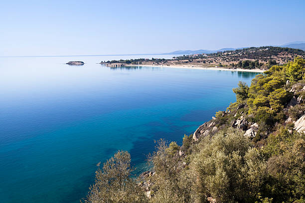 istock Sea coast with beach. Summer vacations 183430954