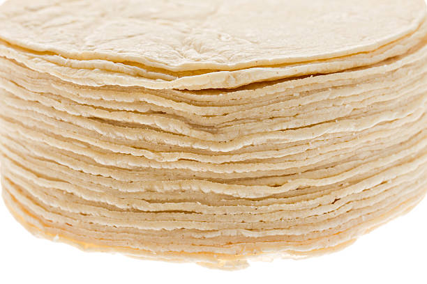 istock Macro Of Stacked Corn Tortillas 183431692