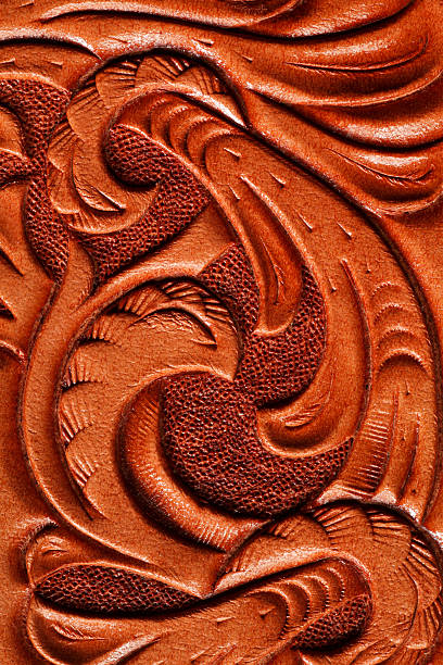 istock Western Style Stamped Leather 183431775
