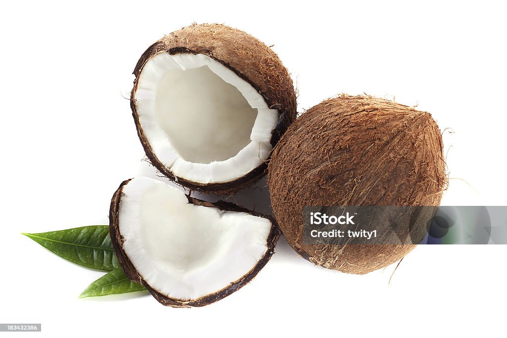 Flocos de coco - Foto de stock de Aberto royalty-free