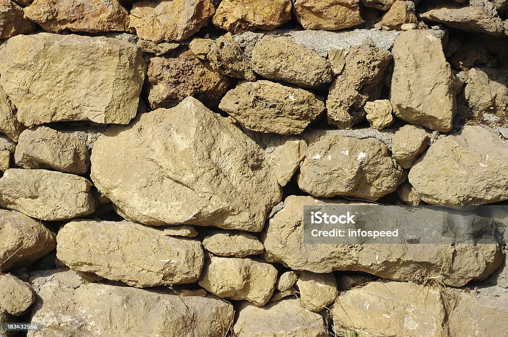 Stone Wall "This is a wall built with stones, found in Antalya, Turkey." Abstract Stock Photo