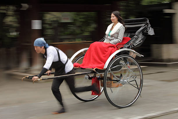 istock Japanese Rickshaw, Tokyo, Japan 183432660