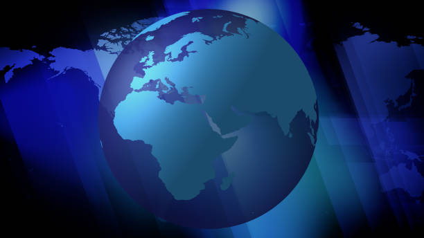 istock Map your global destinations with world map backdrop for breaking news and hot vacation headlines in world of tourism and corporate business 1834327089