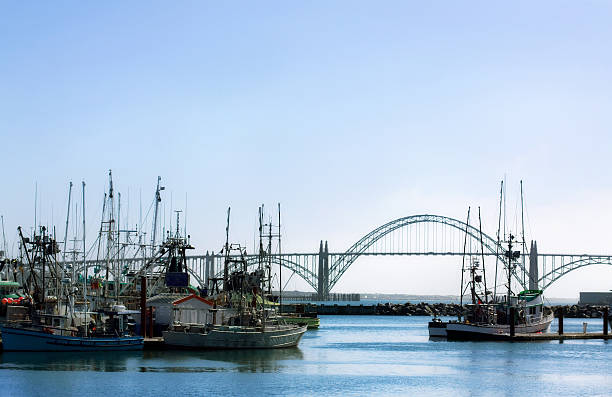 Porto di Newport-Oregon - foto stock