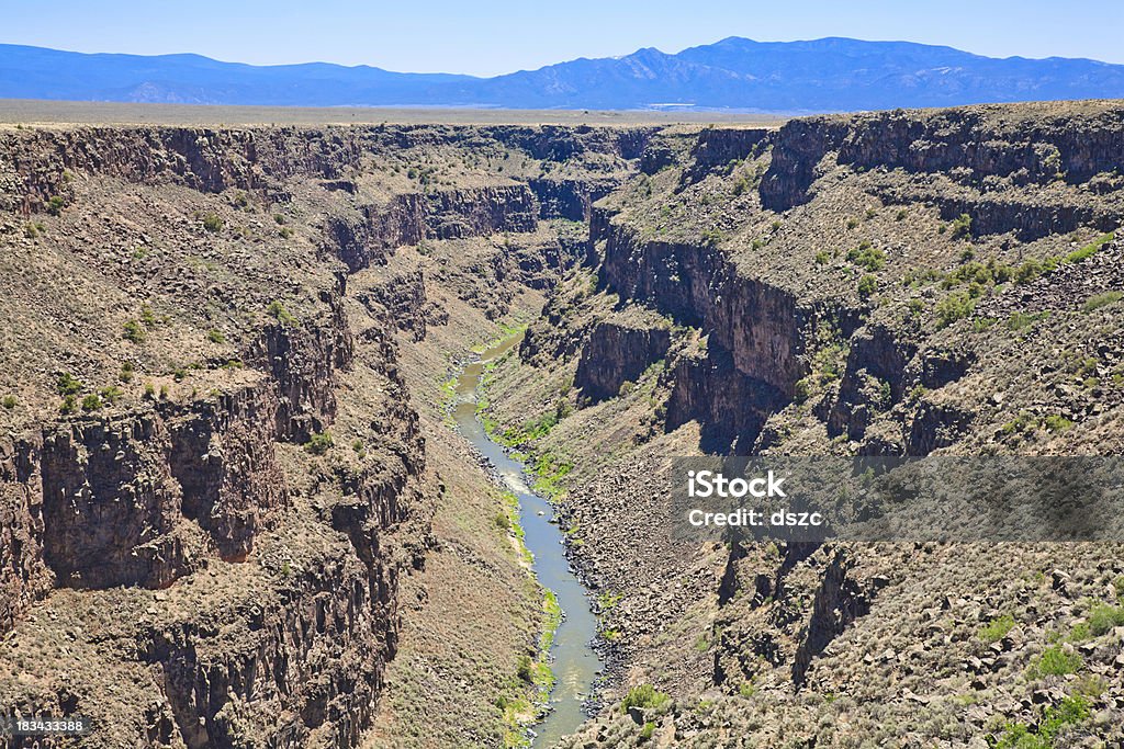 Garganta del río Grande, Nuevo México - Foto de stock de Barranco libre de derechos