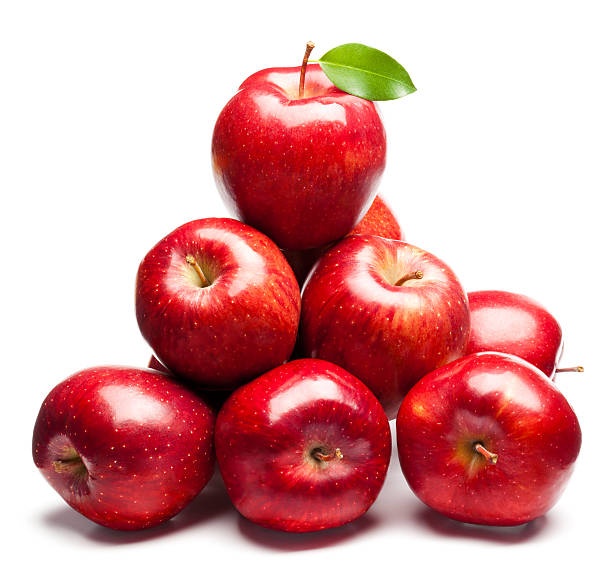レッドリンゴ - apple stack red fruit ストックフォトと画像