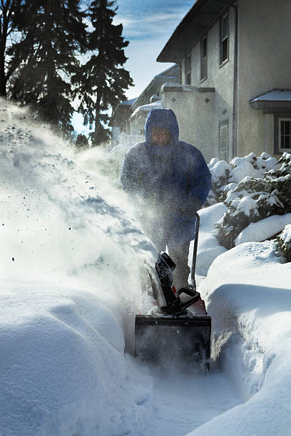 istock Snow Removal After a Winter Storm with Blower 183434052